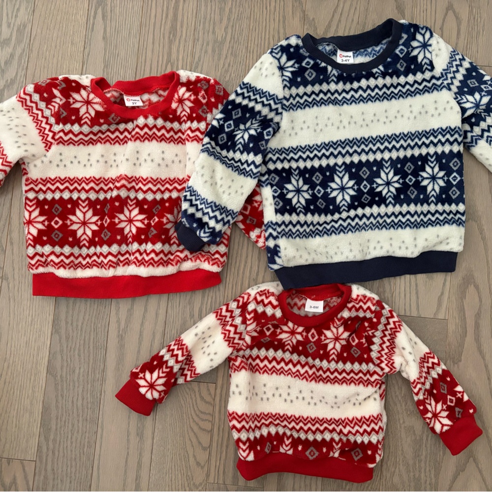 Matching Christmas sweaters